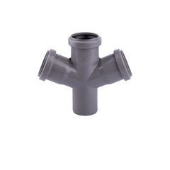 Крестовина канализационная TA Sewage 110, 45&deg;1