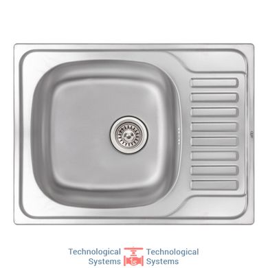 Кухонна мийка Qtap 6550 Micro Decor 0,8 мм (QT6550MICDEC08)1