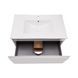 Комплект Qtap Robin 800х580х437 White/Whitish oak тумба підвісна + раковина урізна QT1372TPВ8001WWO Фото: 11
