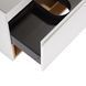 Комплект Qtap Robin 800х580х437 White/Whitish oak тумба підвісна + раковина урізна QT1372TPВ8001WWO Фото: 12