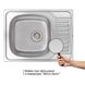 Кухонна мийка Qtap 6550 Micro Decor 0,8 мм (QT6550MICDEC08) Фото: 9