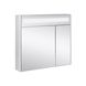 Зеркальный шкаф подвесной Qtap Robin 800х730х145 White с LED-подсветкой QT1377ZP8001W Фото: 3