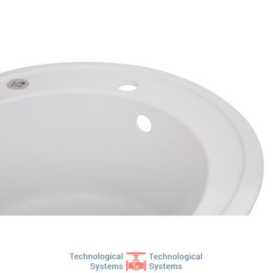 Кухонна мийка Lidz D510/200 WHI-01 (LIDZWHI01D510200)5