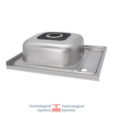 Кухонна мийка Lidz 6050-L Satin 0,6 мм (LIDZ6050L06SAT)6
