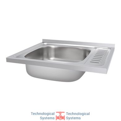 Кухонна мийка Lidz 6050-L Satin 0,6 мм (LIDZ6050L06SAT)4