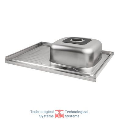 Кухонна мийка Lidz 6080-R Satin 0,8 мм (LIDZ6080RSAT8)4