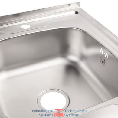 Кухонна мийка Lidz 6080-R Satin 0,8 мм (LIDZ6080RSAT8)5