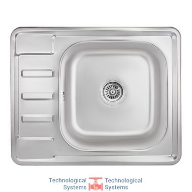 Кухонна мийка Lidz 6350 Micro Decor 0,8 мм (LIDZ6350MDEC)1