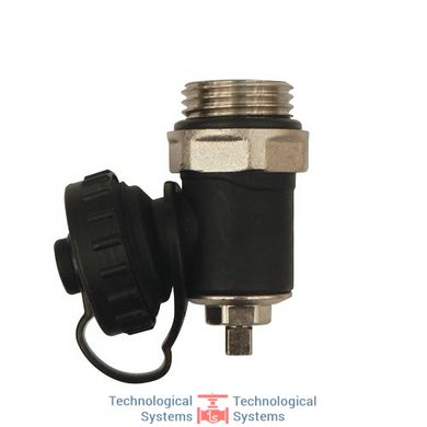 Регулируемый уклонный дренажный клапан из технополимера 1/2" Ду 15 (IVR 836/P)1