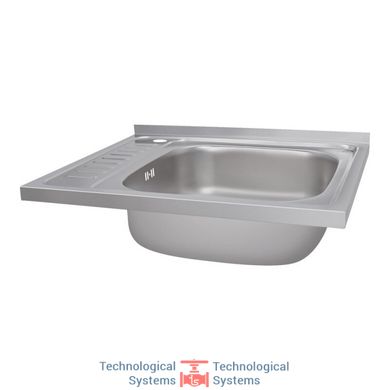 Кухонна мийка Lidz 6050-R Satin 0,6 мм (LIDZ6050R06SAT)4