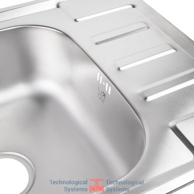 Кухонна мийка Lidz 6350 Satin 0,8 мм (LIDZ6350SAT8)5