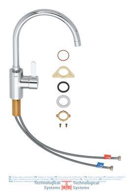 GROHE EUROSMART COSMOPOLITAN Смеситель для кухни5