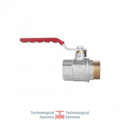 Кран шаровой SD Plus 32 1.1/4" В-Н PN40 для воды (рычаг) SD605NW32PN402
