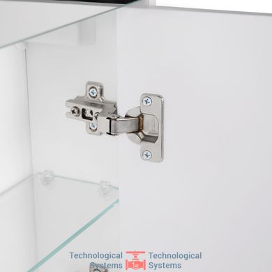 Зеркальный шкаф подвесной Qtap Robin 600х730х145 White с LED-подсветкой QT1377ZP6001W6