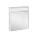 Зеркальный шкаф подвесной Qtap Robin 600х730х145 White с LED-подсветкой QT1377ZP6001W Фото: 3