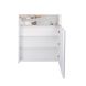 Зеркальный шкаф подвесной Qtap Robin 600х730х145 White с LED-подсветкой QT1377ZP6001W Фото: 2