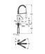 GROHE Eurocube Змішувач для кухні, одноважiльний Фото: 2