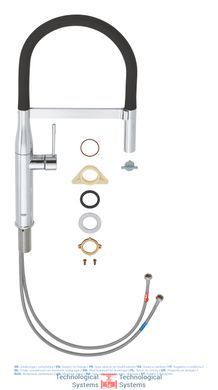GROHE Essence New Змішувач для кухні, одноважiльний10