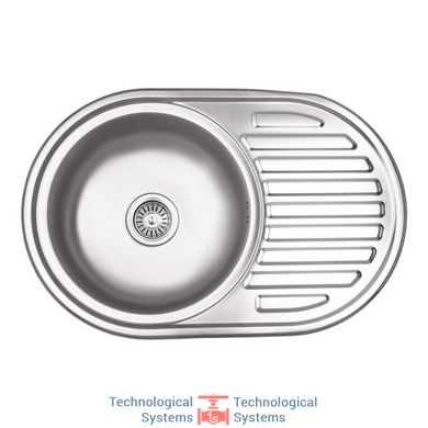 Кухонна мийка Lidz 7750 Micro Decor 0,8 мм (LIDZ7750MDEC)1