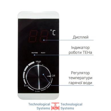 Водонагрівач Thermo Alliance Slim 80 л, сухий ТЕН 2х(0,8+1,2) кВт D80V20J(D)2-K3