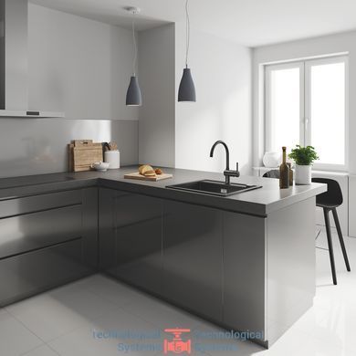 GROHE Minta Змішувач для кухні одноважільний, колір velvet black4