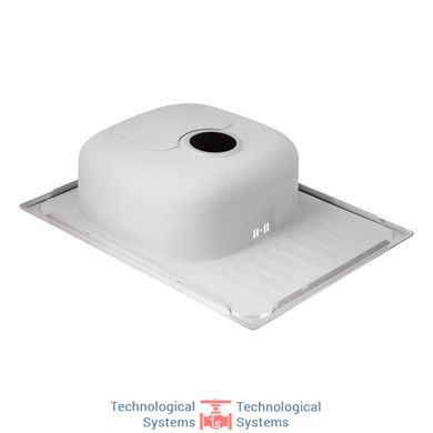 Кухонна мийка Qtap 6550 Satin 0,8 мм (QT6550SAT08)5