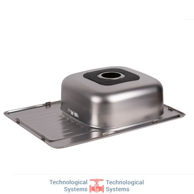 Кухонна мийка Lidz 6950 0,8 мм Micro Decor (LIDZ6950MDEC)5