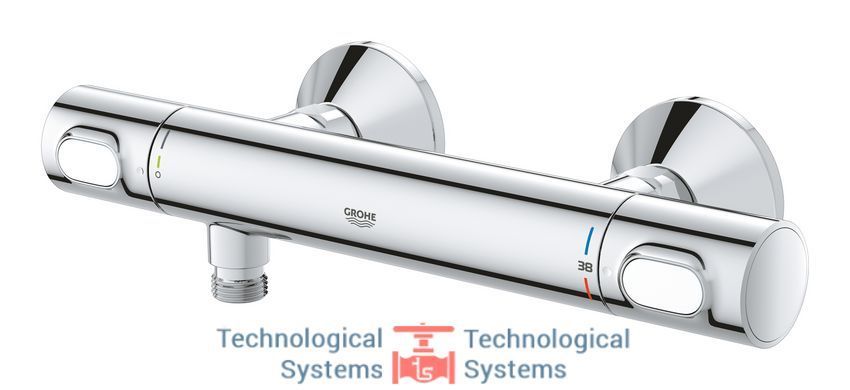 GROHE GROHTHERM 500 Термостат для душа, колір хром4
