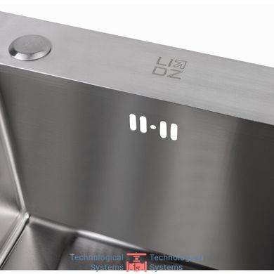 Кухонная мойка Lidz H7843 Brush 3.0/1.0 мм (LIDZH7843BRU3010)6