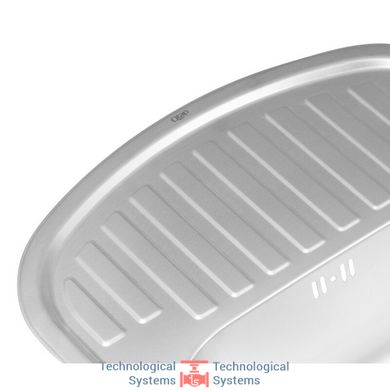 Кухонна мийка Qtap 6349 Micro Decor 0,8 мм (QT6349MICDEC08)5