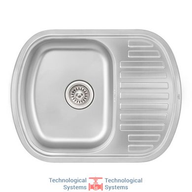 Кухонна мийка Qtap 6349 Micro Decor 0,8 мм (QT6349MICDEC08)7