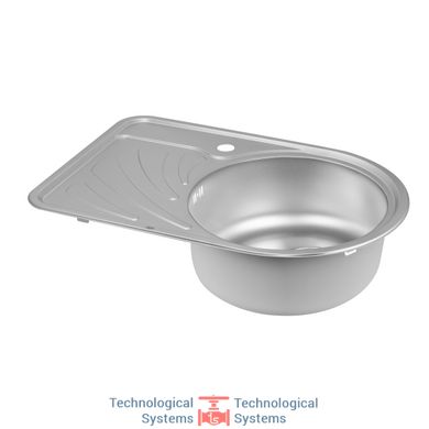 Кухонна мийка Qtap 6744R Micro Decor 0,8 мм (QT6744RMICDEC08)1