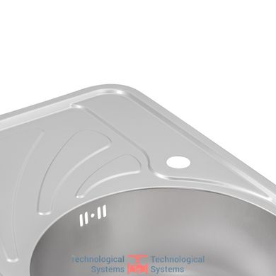 Кухонная мойка Qtap 6744R Micro Decor 0,8 мм (QT6744RMICDEC08)4