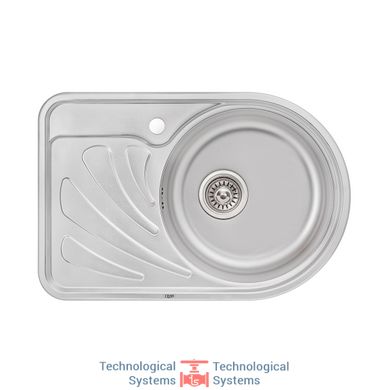 Кухонна мийка Qtap 6744R Micro Decor 0,8 мм (QT6744RMICDEC08)2