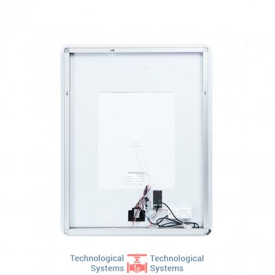 Зеркало Qtap Scorpio 600x800 с LED-подсветкой и антизапотеванием, Reverse QT14781003W3
