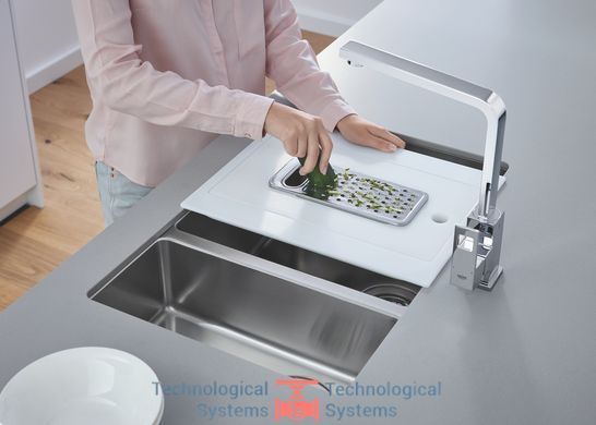 GROHE Eurocube Змішувач для мийки, одноважiльний3