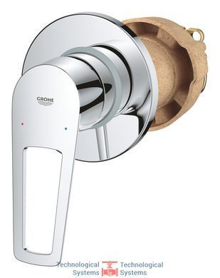 GROHE BAULOOP Смеситель для душа, встроенный5