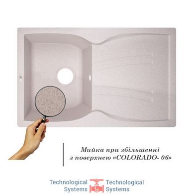 Кухонна мийка Lidz 790x500/200 COL-06 (LIDZCOL06790500200)3