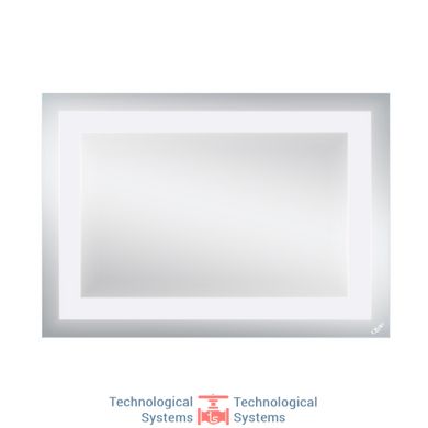 Зеркало Qtap Mideya Quadro 500х700 с LED-подсветкой, Reverse QT20781004W4