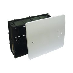 Универсальный пластиковый шкаф с монтажным набором, для коллекторов IVR 872-873-874 вих. 4 320x265x80 (IVR 831)1