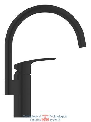 GROHE EUROSMART Змішувач для кухні одноважільний, колір чорний матовий2