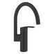 GROHE EUROSMART Змішувач для кухні одноважільний, колір чорний матовий Фото: 1