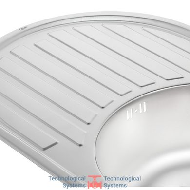 Кухонна мийка Qtap 7750 Satin 0,8 мм (QT7750SAT08)5