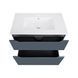Комплект Qtap Albatross 810х825х460 Graphite тумба напольная + раковина врезная QT1471TNВ8023080CG Фото: 4