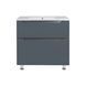 Комплект Qtap Albatross 810х825х460 Graphite тумба напольная + раковина врезная QT1471TNВ8023080CG Фото: 2
