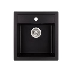 Кухонна мийка Qtap CS 5046 Black (QT5046BLA404)1