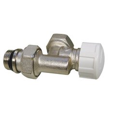 Клапан реверсивний термостатичний з регулюючим ковпачком, для сталевої труби c герметичній прокладкою, нікельований 1/2" Ду 15 (IVR 570)1