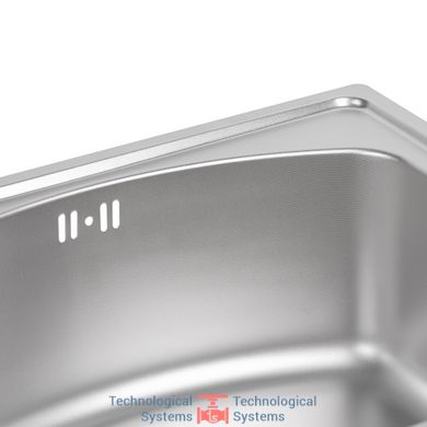 Кухонна мийка Qtap 4842 Micro Decor 0,8 мм (QT4842MICDEC08)4