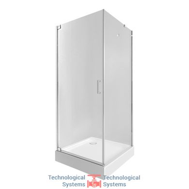 Набір Q-tap ​​душова кабіна Aquarius CRM1099SC6 Clear + піддон Unisquare 309915
