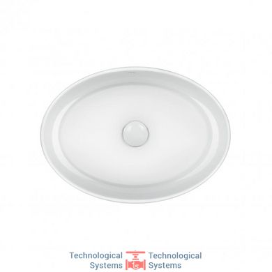 Раковина-чаша Qtap Kolibri 500x360x140 White з донним клапаном QT10113054W1